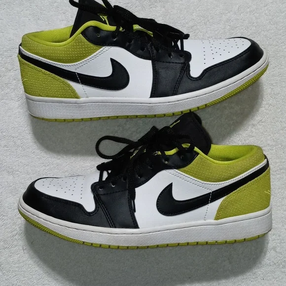 Jordan Air 1 Low “Black Cyber”, Sneaker Size 8.5 Men's